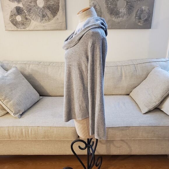 Karen Kane Convertible Neck Top sz XL in Grey - Picture 5 of 10